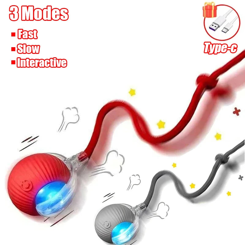 Cat Toy Ball Tail Automatic
