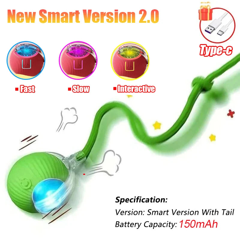 Cat Toy Ball Tail Automatic