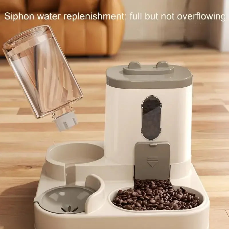 Cat Food Dispenser Automatic Water and Food