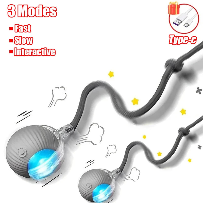 Cat Toy Ball Tail Automatic