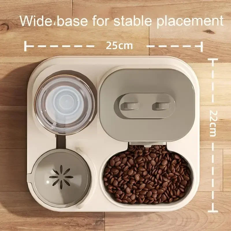 Cat Food Dispenser Automatic Water and Food
