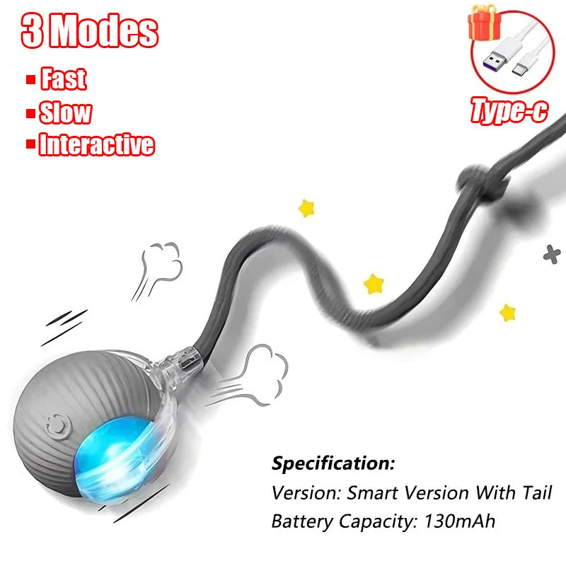 Cat Toy Ball Tail Automatic