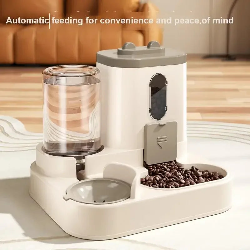 Cat Food Dispenser Automatic Water and Food