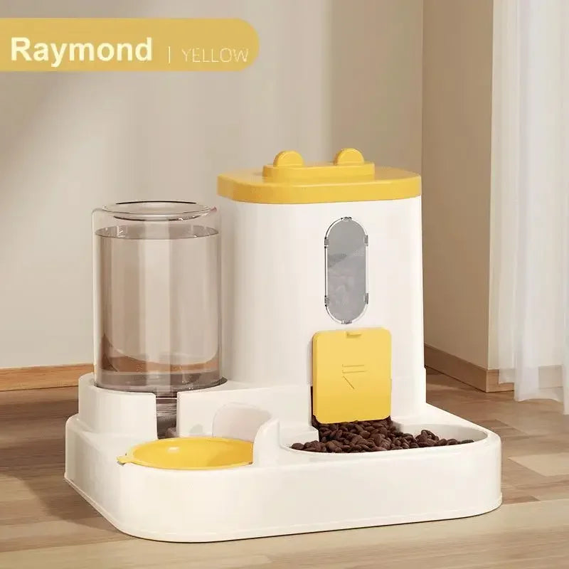 Cat Food Dispenser Automatic Water and Food