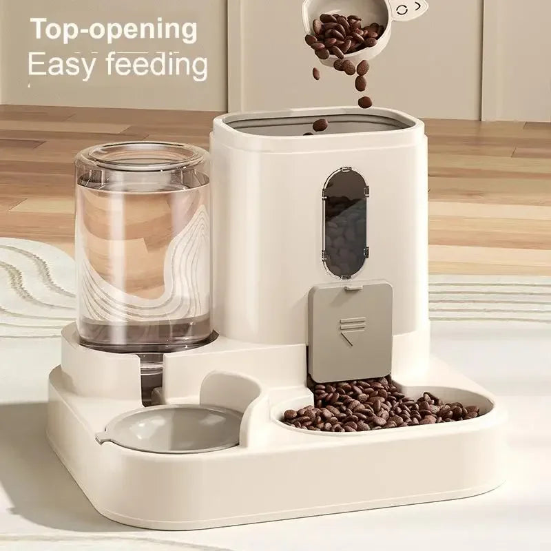 Cat Food Dispenser Automatic Water and Food
