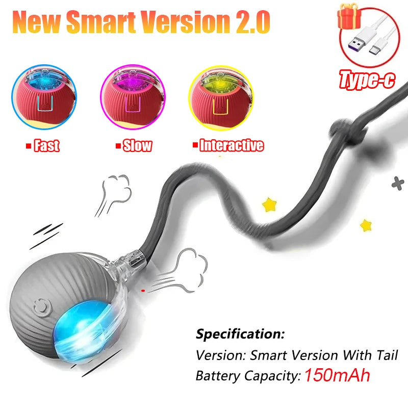 Cat Toy Ball Tail Automatic