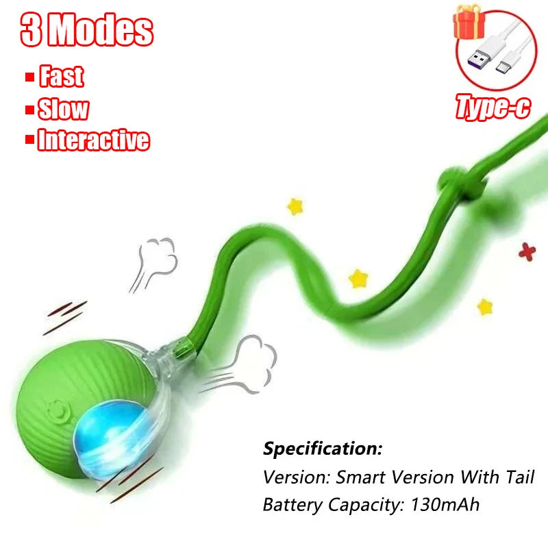 Cat Toy Ball Tail Automatic